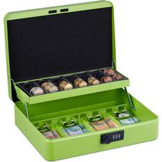 Relaxdays Cash Box 8.5 x 30.5 x 25 cm