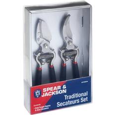 Spear & Jackson Pruning Tools Spear & Jackson CUTTINGSET8 Traditional Bypass And Anvil Secateurs Set