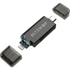 Memory Card Readers Greenzech Type-C SD/TF Card Reader USB3.0