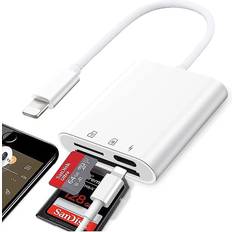 Memory Card Readers Zeuxo Sd Card Reader 3 In 1 Memory Adapter