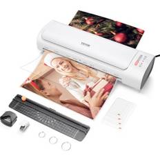 Laminating Machines VEVOR Cold & Hot Laminator Machine for Max Au Size 3-5 mil Thickness