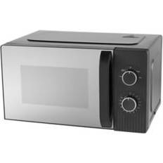 George Home Textured 17L Manual Microwave Black