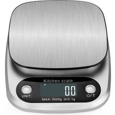 Kitchen Scales Zeuxo 0.1g High Precision Kitchen Scale Rechargable Food Scale Digital 3KG