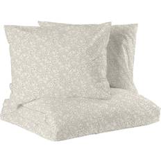 Påslakan 220 x 210 Redlunds Junis Blommor Bäckebölja Bäddset Dubbeltäcke 220x210 Påslakan Beige