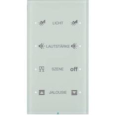 75144150 Touch-Sensor 4-fach Komfort R.3 Glas Konfiguriert Polarweiß