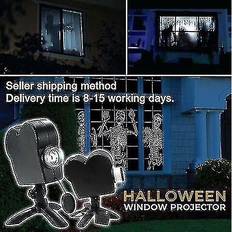 Window Wonderland Projector For Halloween