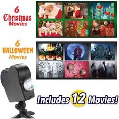 BoomSave Christmas Halloween Laser Projector 12 Movies Light