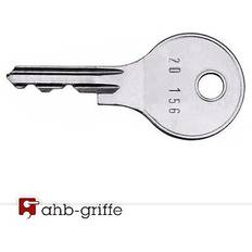 Fensterbeschläge Hoppe Fenstergriff Schlüssel 2D156 Silber 1Stk.
