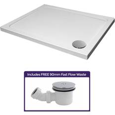 Showers Nes Home Large Slimline 1400 x 700 Wetroom Rectangle Shower Tray