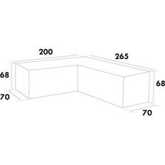 Möbelöverdrag Hillerstorp Möbelskydd Loungegrupp Allround 200-265 x 70 x 68 cm