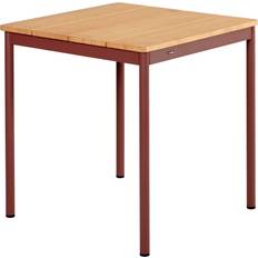 Brafab Nox Bistro Bord 70 x 70 cm Bambus/Zin Red