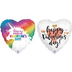 Rose Gold Text & Theme Balloons Happy Valentines Day Balloon Choice 18 In