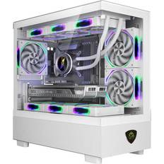 Datorchassin Keep Out XC-301 Glass ARGB PC Tower Gehäuse One Size