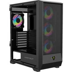 Datorchassin Keep Out XC-501 Mesh ARGB PC Tower Gehäuse One Size