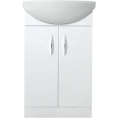 White Gloss Vanity Unit 880 x 555 mm