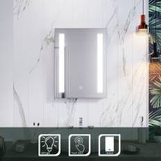 Rectangular Frontlit Led Illuminated 450 x 600 mm Bathroom Mirror