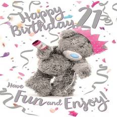 Me to You 3D Holographic Hologram Bear Teddy Birthday Card