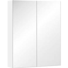 Homcom Wall Mount Mirror Cabinet 60 x 15 x 75 cm
