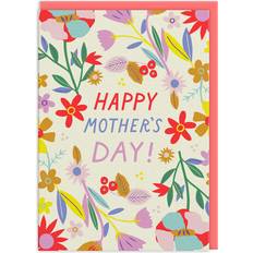 Blue Cards & Invitations Flowers Mother's Day Card One Size