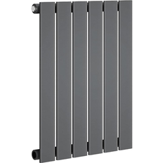 Apex Horizontal Single Panel Heater Designer Matt Anthracite 600 x 456 mm