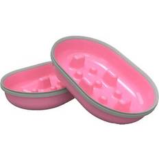 SureFeed Sureflap Slow Feeder Bowl 2 Pack Pink