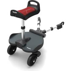 Buggy Boards Bumprider Ride-On Board & Seat+ Bundle Black Red