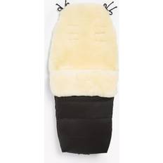 Baby Sheepskin Footmuff Black