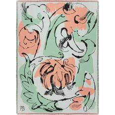 Marimekko Tæpper Marimekko Vildstjälk Art 130x180 cm Offwhite Tæppe Orange (180x130cm)
