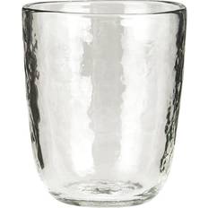 Ib Laursen Dricksglas Ib Laursen mit Strukturiertem Klarem Glas Höhe 9.3 Ø 8 cm Trinkglas 25cl