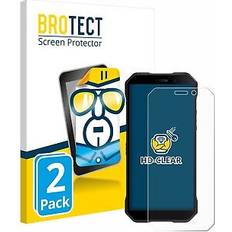 Screen Protectors Brotect 2x Screen Protector for Doogee S61 Pro Clear Protection Film