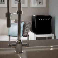 Husky Fridges Husky 50's Retro Style Counter-Top Mini Fridge Black