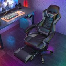 Puluomis Massage Gaming Chair PU Leather Executive Office Chair