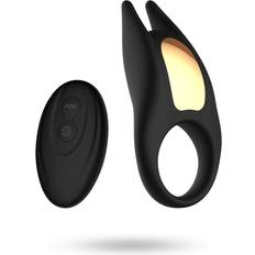 Sexleksaker Sustainable Pleasure Colorful Light Fjärrstyrd Penisring med Klitorisstimulans