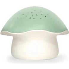 Angelcare Pabobo Mushroom Stars Projector Sage Green Night Light