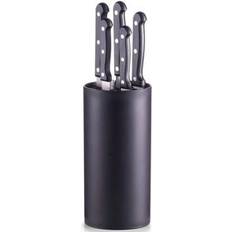 Küchenmesser Zeller Messerblock Set schwarz H:22 cm Ø11 cm