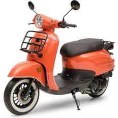Retro Luna Feuerrot 50ccm 45 kmh Moped Scooter