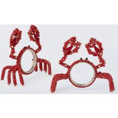 Glass Napkin Rings John Lewis Beaded Crab Set of 2 Red Napkin Ring