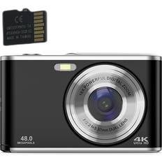 INF Digitalkamera 4K 48MP 16x Zoom Webcam Med 32GB TF-Kort