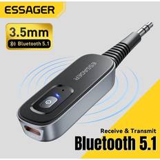 Bluetooth adapter lyd Essager 2-in-1 Bluetooth Audio Receiver Transmitter