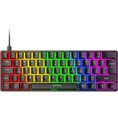 Keyboards Greenzech Mechanical Keyboard 62 Keys NKRO RGB Backlight Type-C USB Wired Waterproof ABS Keycap