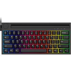 Keyboards Greenzech Black Blue Switch Wireless Mechanical Keyboard 62Keys Bluetooth 3.0