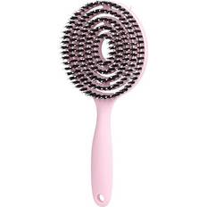Flamenco Mystique Ecarla Pink Hair Detangling Scalp Massage Brush
