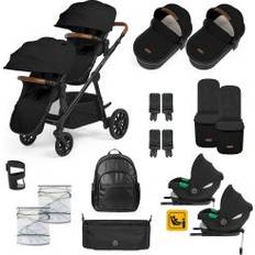 Ickle Bubba Travel Systems Pushchairs Ickle Bubba Virgo Growing Family Twin 18 Piece Cirrus Bundle (Travel system)