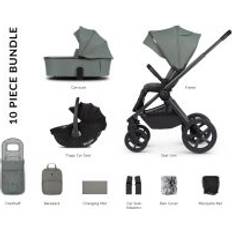 Venicci Pushchairs Venicci Venicci Upline 2 Travel System With Tiago 360 Car Seat Aloe