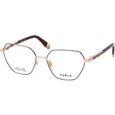 Briller & Læsebriller Furla VFU834 0307 53 Briller Mænd Burgunder Shiny Rose Gold 53mm