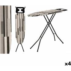 Kipit Strykbord - Vit/Svart/Grå Metalltyg