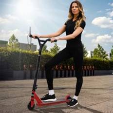 Stunt scooter Homcom Teens Lightweight Steel Stunt Scooter Red