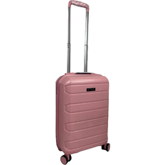 Suitcases on sale Hampton & Stewart Pink Small 20 inch PP 8 Wheel Hard Shell Suitcase