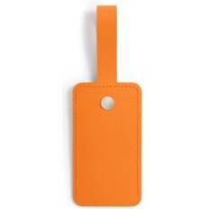Orange Luggage Tags Muji Recycled Leather Luggage Tag Orange