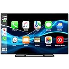 Vola Bärbar Bilradio Med Trådlös Apple Carplay 9-tums IPS Pekskärmsstereo Bluetooth 5.0